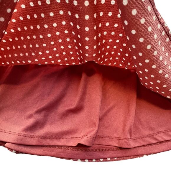 Justify dusty rose off shoulder dress XL Polka Dots Summer Pullover - Picture 10 of 12